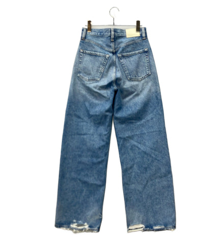 Citizens of humanity デニムパンツ ボタンフライ ダメージ加工 インディゴブルー Aylaジーンズ レディース SIZE 23 (XXS)