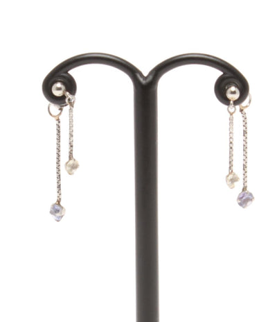 ピアス Pt900 タンザナイト トルマリン レディース