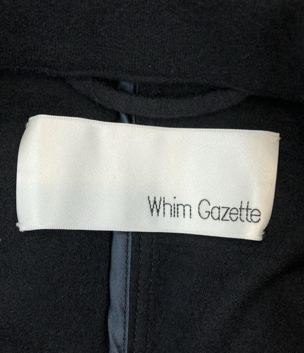 Whim Gazette テーラードジャケット ウールジャケット WG17D0071720100 レディース SIZE F (M) ウィムガゼット