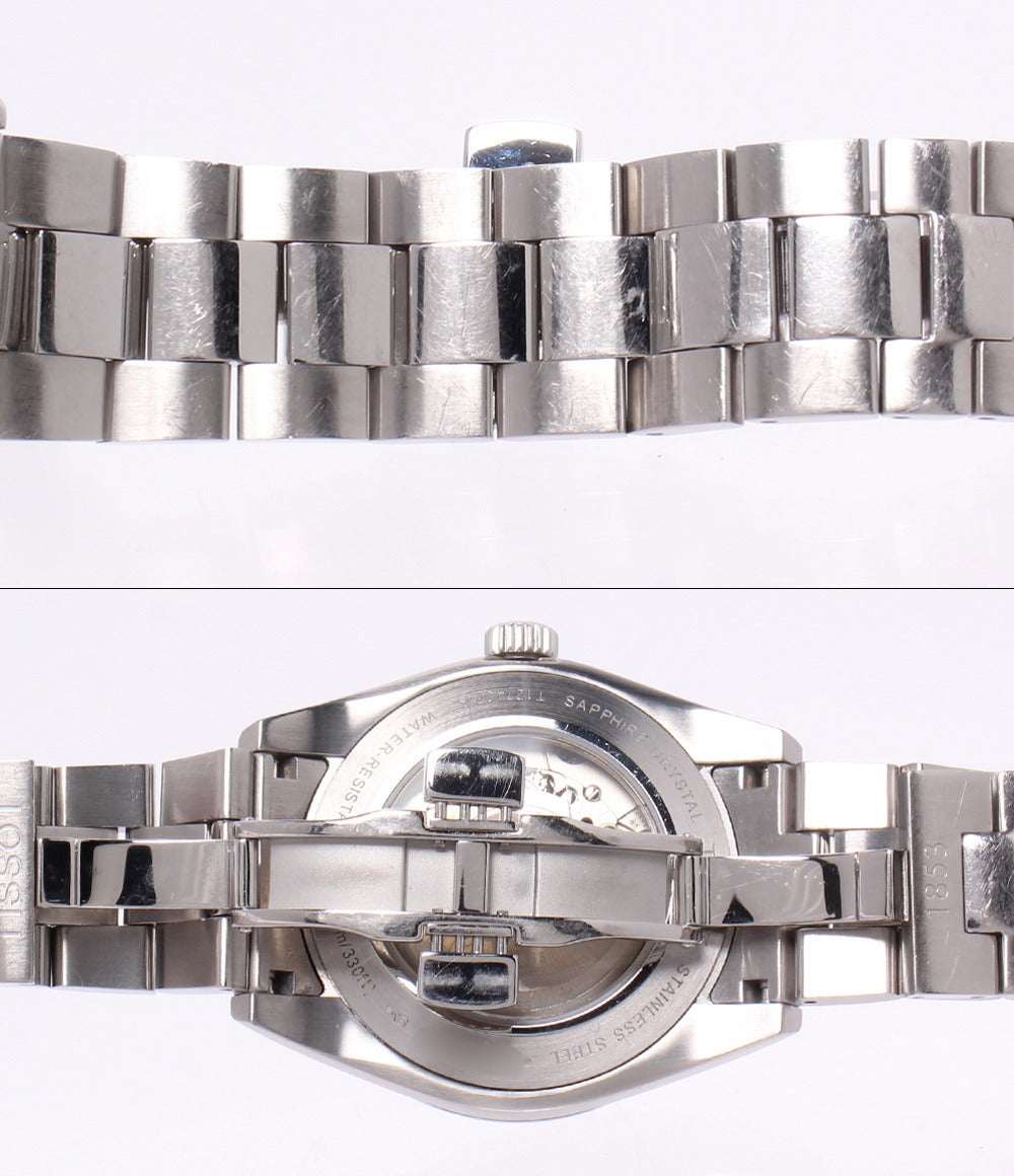 TISSOT 腕時計 ジェントルマン パワーマティック80 自動巻き ブラック T127407A メンズ ティソ