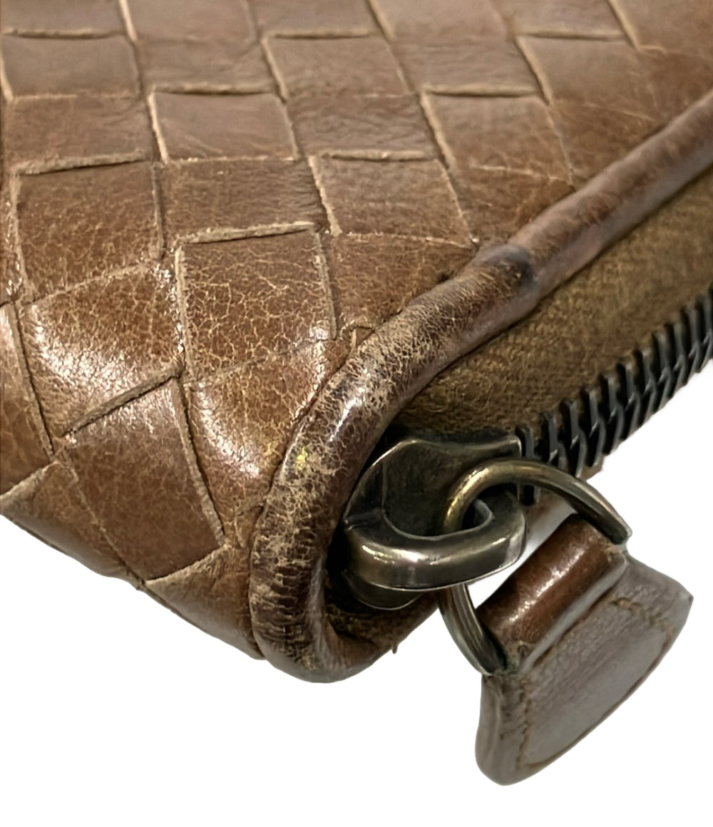 BOTTEGA VENETA ラウンドファスナー長財布 イントレチャート 114076 メンズ レディース ボッテガ・ヴェネタ