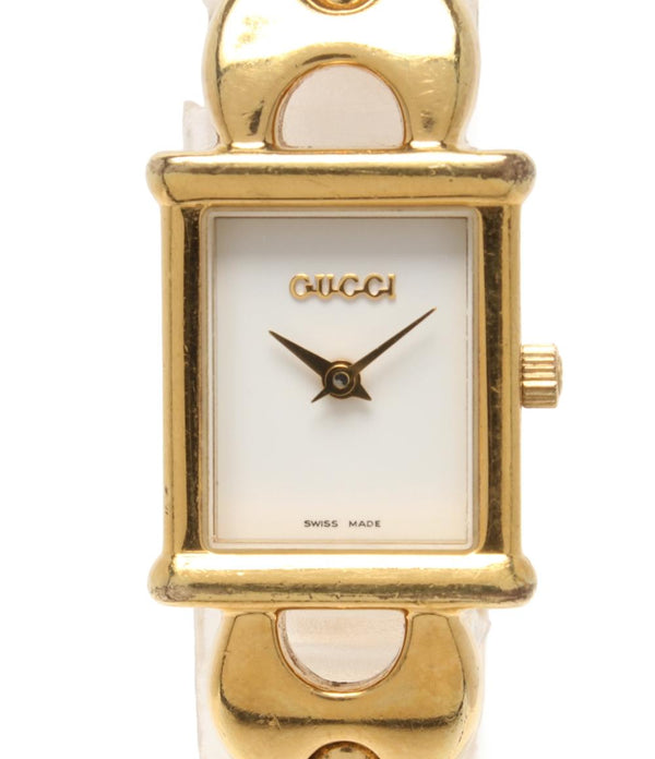 グッチ GUCCI 1800L 腕時計 GUCCI グッチ 1800L スクエアフェイス 腕時計 GP/GP レディース