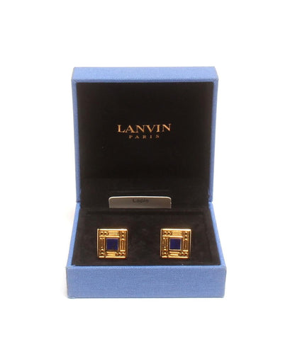 美品 ランバン カフス ラピスラズリ メンズ LANVIN