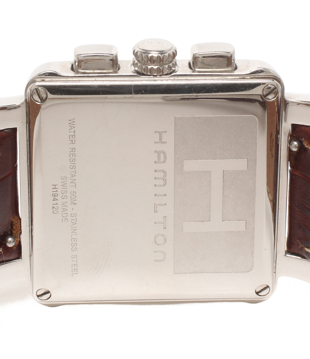 HAMILTON 腕時計 ロイド クオーツ ブラック H194120 メンズ ハミルトン