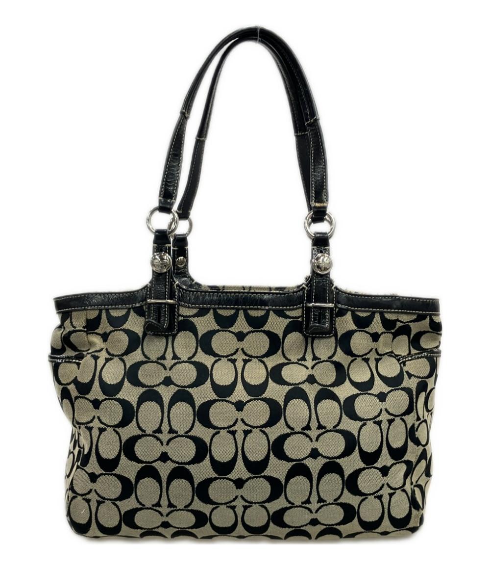 コーチ ハンドバッグ トートバッグ キャンバス レザー 皮革 シグネチャー F15146 レディース COACH