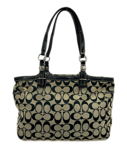 コーチ ハンドバッグ トートバッグ キャンバス レザー 皮革 シグネチャー F15146 レディース COACH