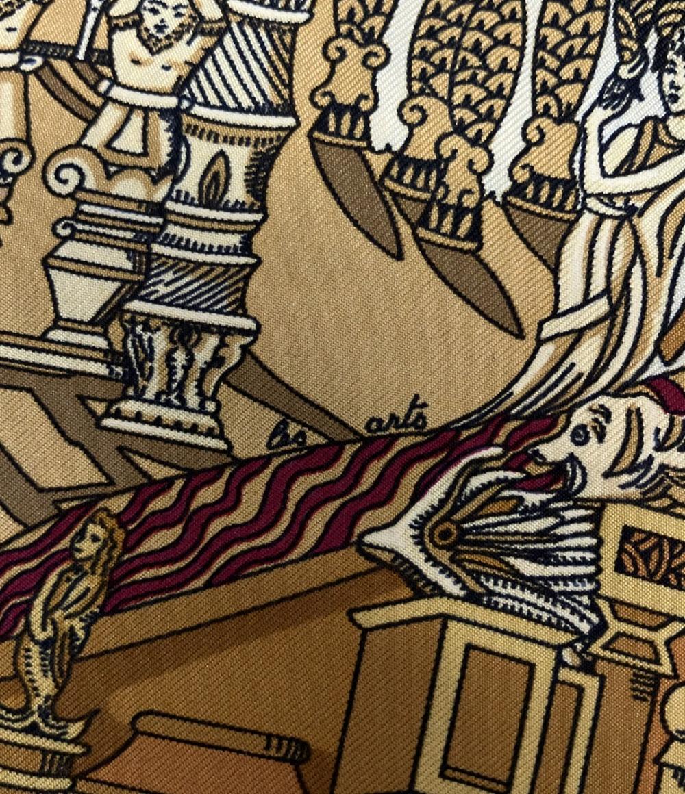 HERMES スカーフ カレ90 シルク100% アトランティス大陸 LATLANTIDE