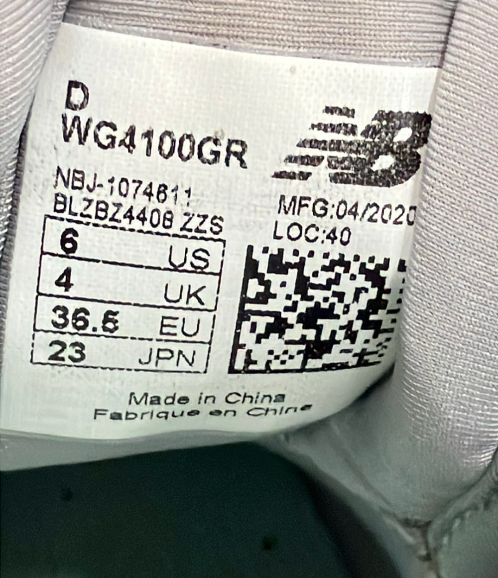 NEW BALANCE ローカットスニーカー ゴルフシューズ スパイクレス WG4100GR レディース SIZE 23.0 (M) ニューバランス