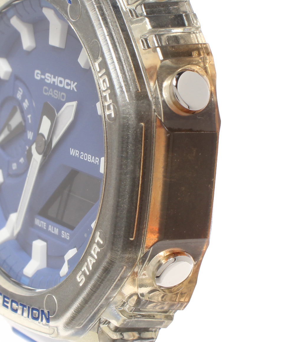 CASIO 腕時計 HIDDEN COAST（未知の海岸への探検） G-SHOCK クオーツ ブルー GA-2100HC メンズ カシオ
