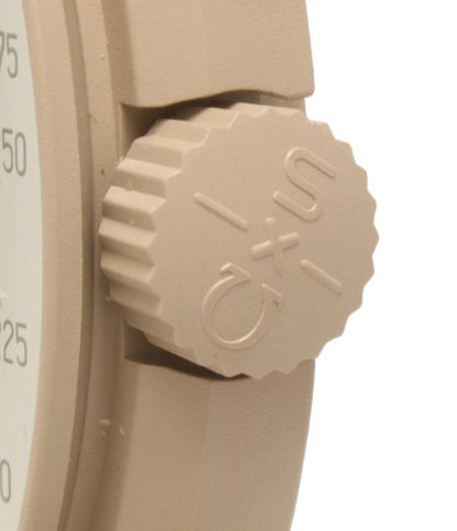 美品 オメガ スウォッチ 腕時計 MISSION TO JUPITER クオーツ ベージュ メンズ OMEGA Swatch