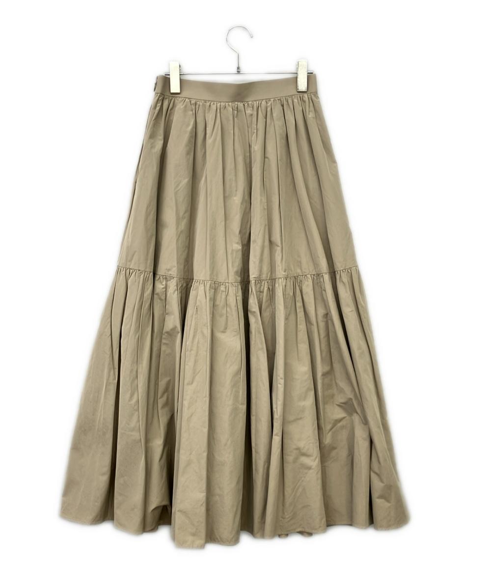 ebure ライトタフタティアードスカート レディース SIZE 36 エブール