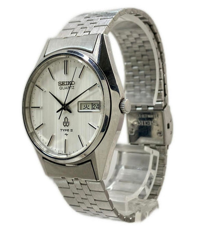 SEIKO 腕時計 TYPE II クオーツ シルバー 4336-8000 メンズ セイコー