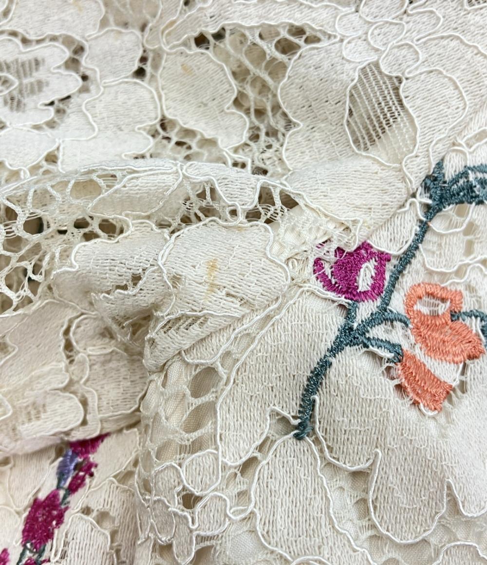 ローズティアラ 長袖ワンピース 花柄 総レース 51016-901 レディース SIZE 38 (M) Rose Tiara