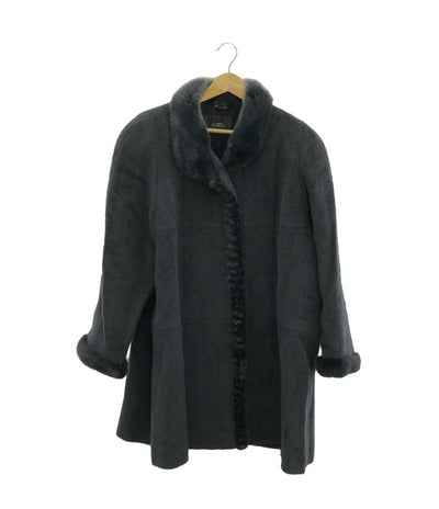 ALPACA リアルファーコート レディース SIZE M〜L アルパカ