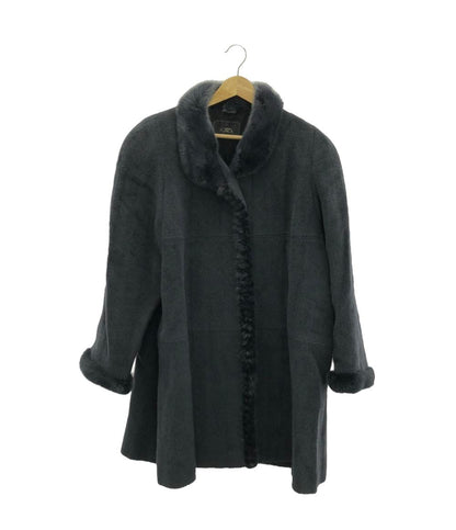 ALPACA リアルファーコート レディース SIZE M〜L アルパカ