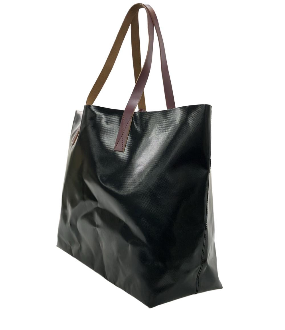 6283マルニ MARNI PVCトートバッグ ブラック 黒色 レザー MARNI（マルニ） トートバッグ MUSEO SMALL ミュゼオ スモール