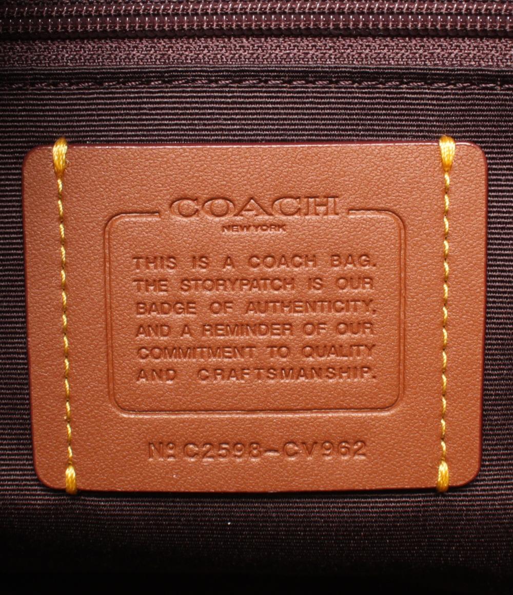 美品 コーチ 2way ハンドバッグ ショルダーバッグ 斜め掛け CV962 レディース COACH