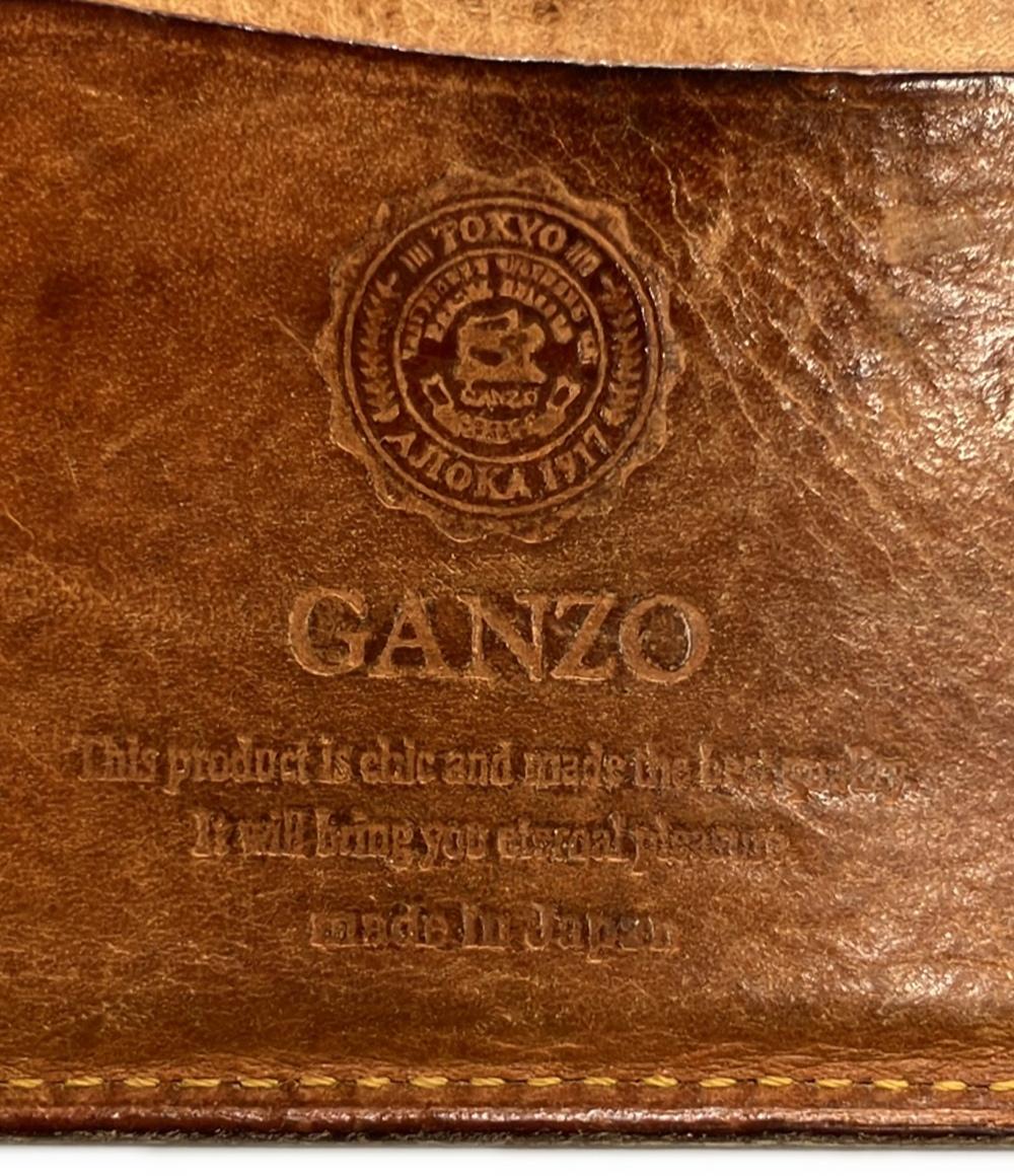 ガンゾ 二つ折り財布 メンズ GANZO