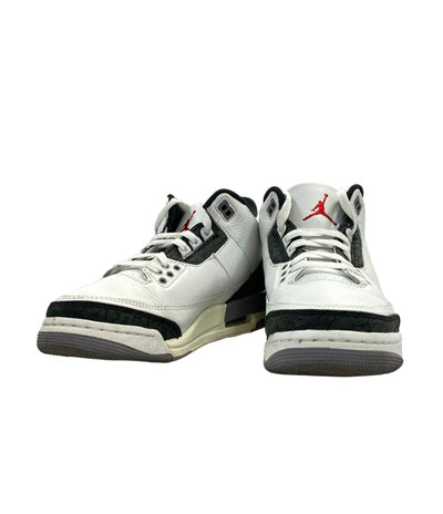 ナイキ ミドルカットスニーカー AIR JORDAN 3 RETRO GS DM0967-106 レディース SIZE 24.5 (L) NIKE