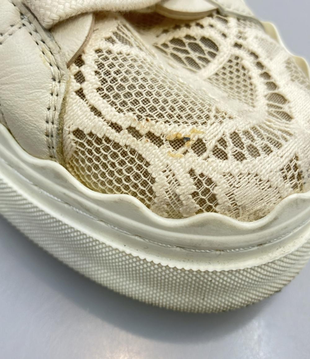 クロエ ローカットスニーカー レース レディース SIZE 36 (M) Chloe