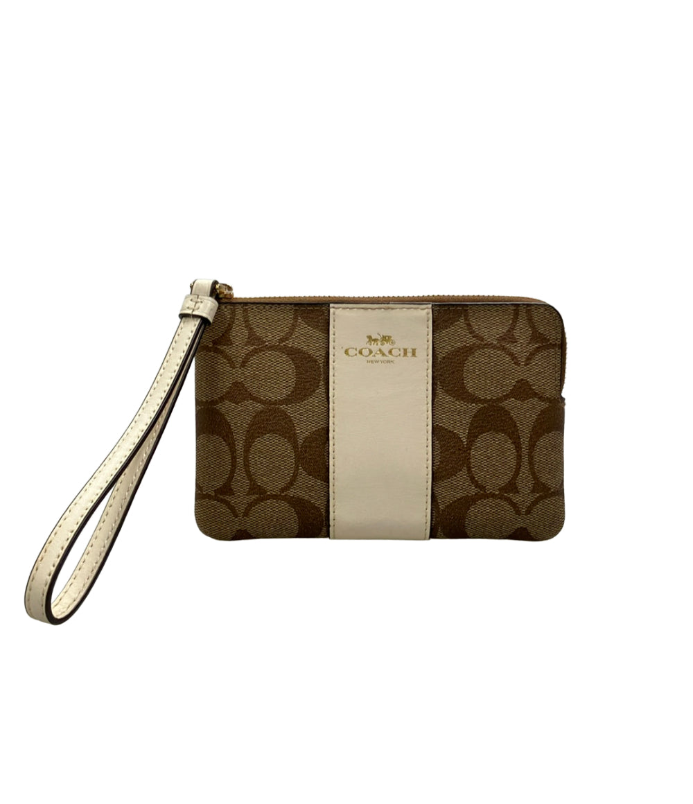 美品 COACH ポーチ シグネチャー F58035 レディース コーチ