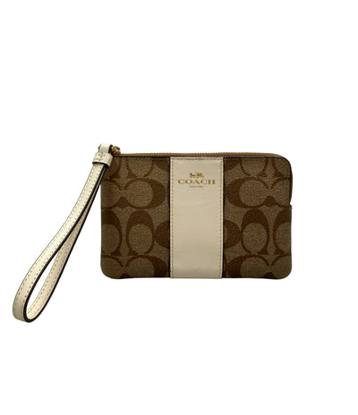 美品 COACH ポーチ シグネチャー F58035 レディース コーチ