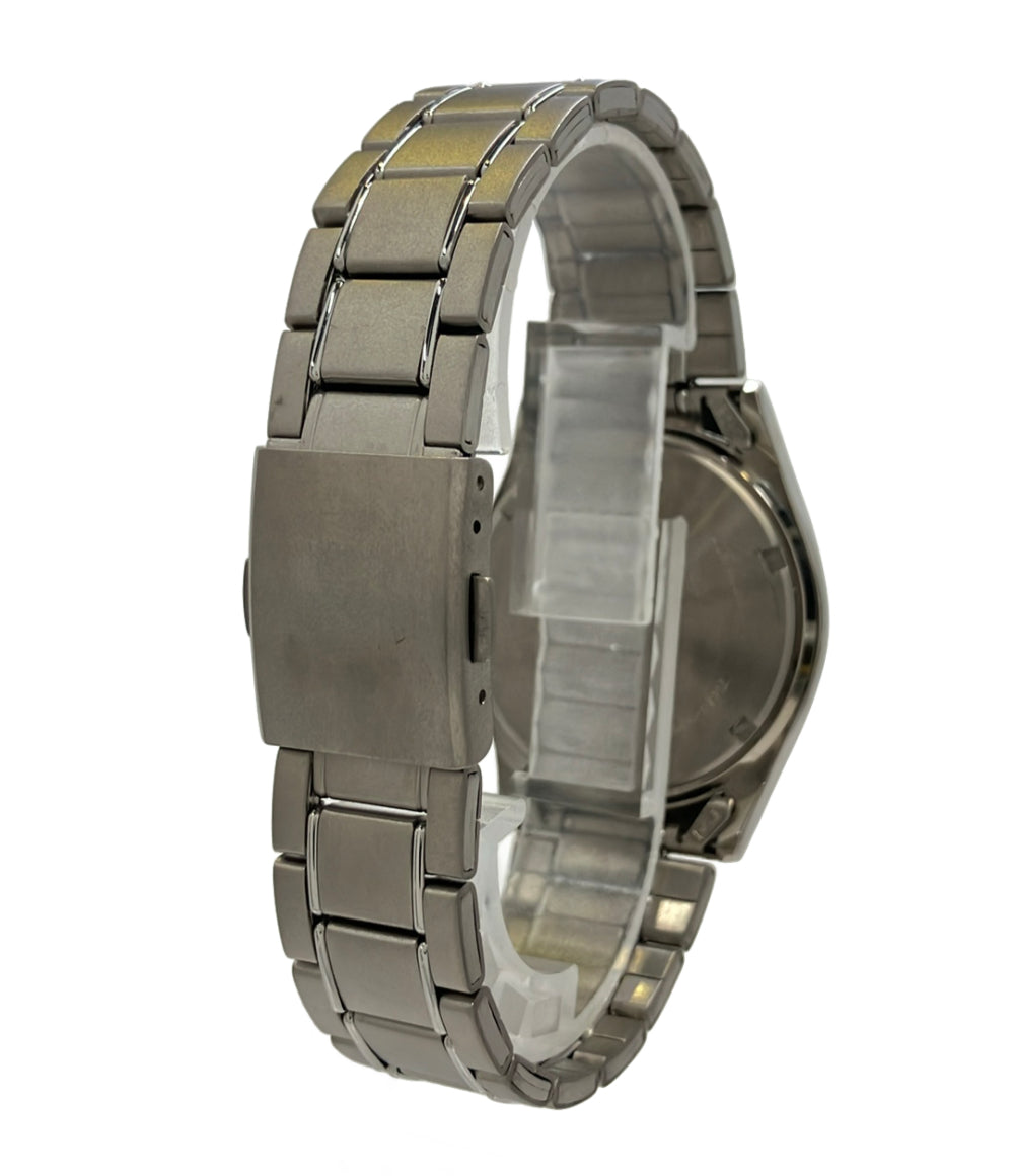 SEIKO 腕時計 クオーツ ブラック 7N43-9090 メンズ セイコー