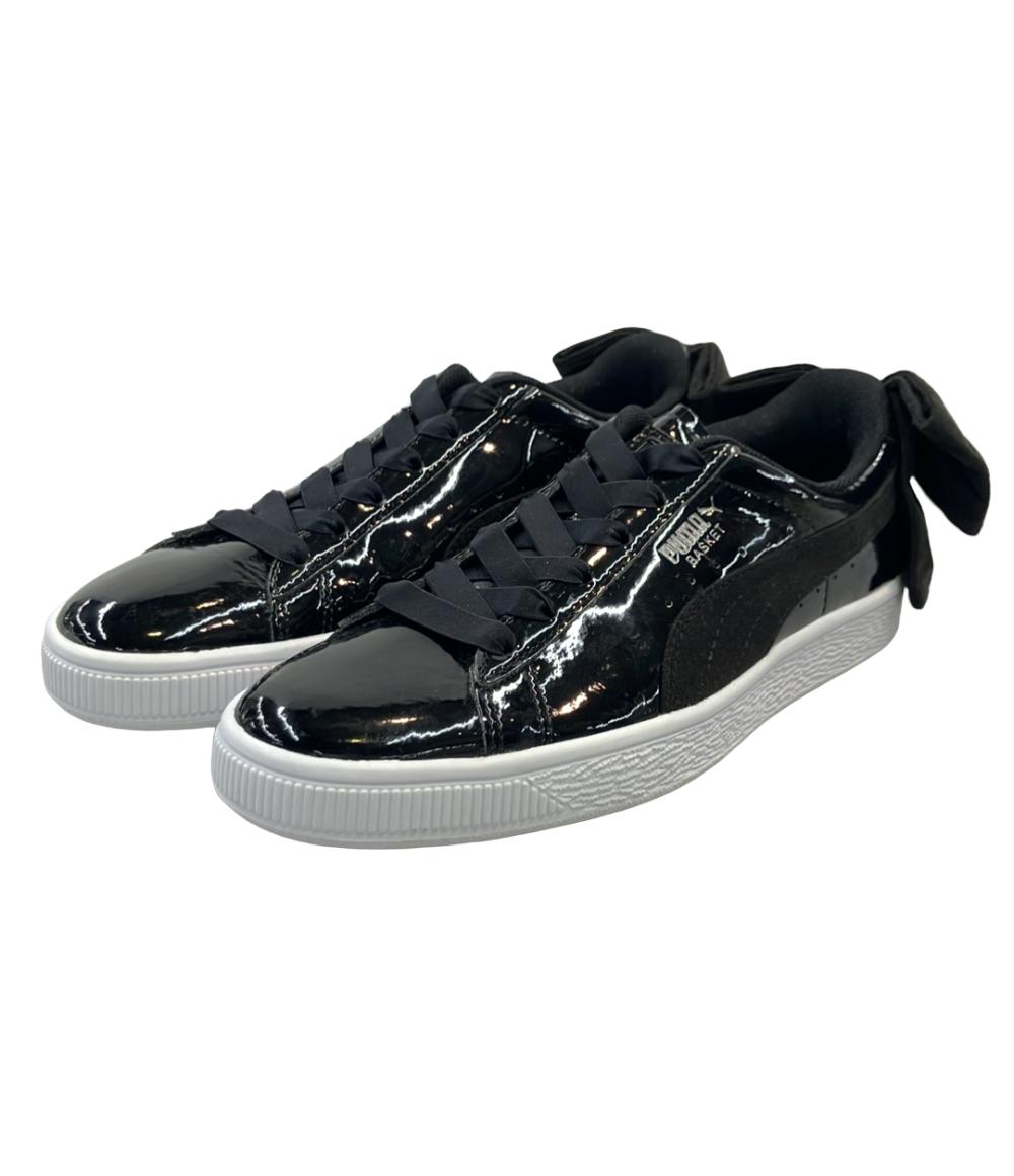 PUMA ローカットエナメルスニーカー バスケットボウ SB 367353-01 レディース SIZE 23.5 (M) プーマ