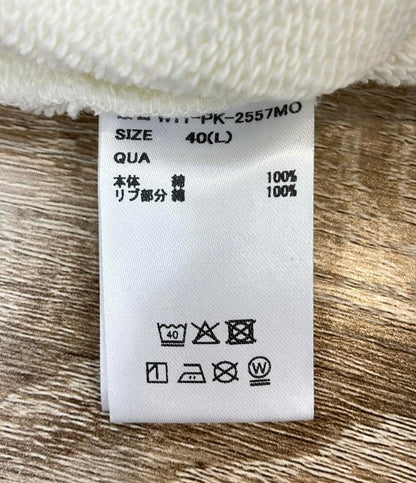 CRONOS セットアップ スウェット パーカー WOMEN NEUTRAL TONE HEAVYWEIGHT ZIP HOODIE W11-PK-2557MO レディース SIZE L クロノス