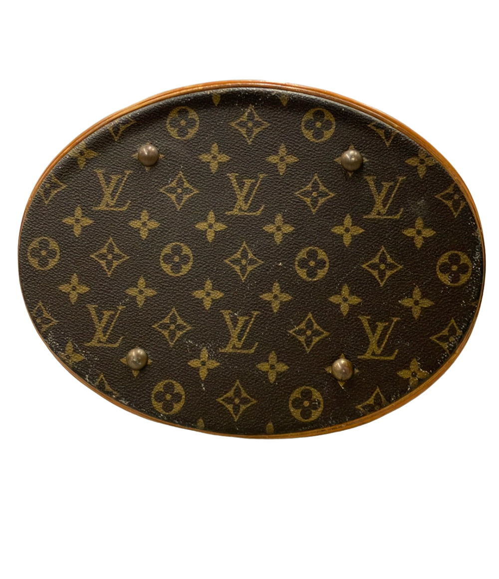 訳あり LOUIS VUITTON トートバッグ 肩掛け バケット GM モノグラム M42236 レディース ルイ・ヴィトン