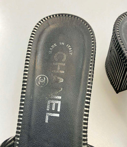 訳あり シャネル ミュールサンダル ココマーク レディース SIZE 37 C (L) CHANEL