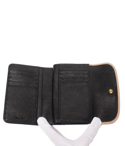 美品 MIUMIU 三つ折り財布 レディース レディース ミュウミュウ