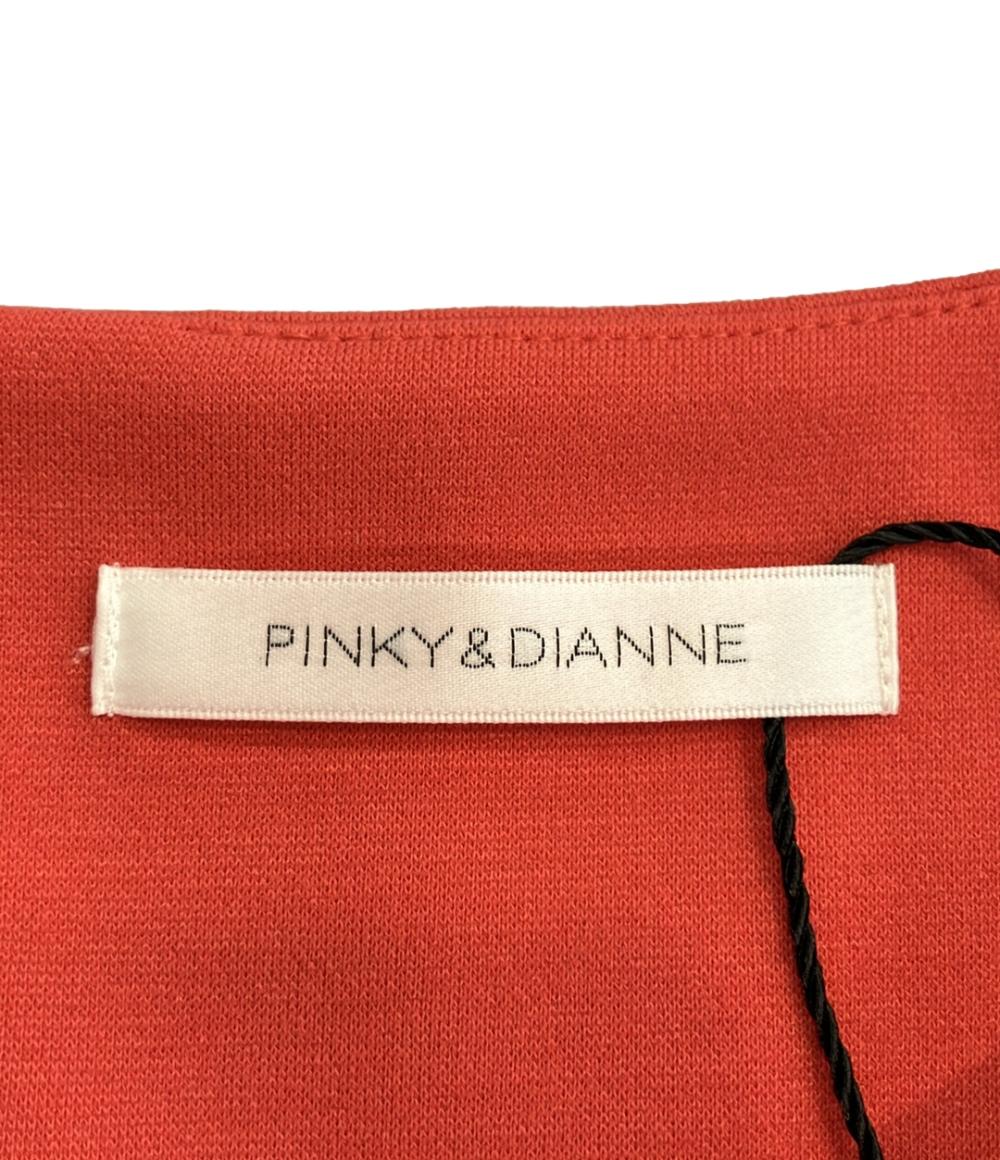 美品 ピンキー＆ダイアン 長袖ワンピース リングベルト付き レディース SIZE 36 (XS) Pinky&Dianne