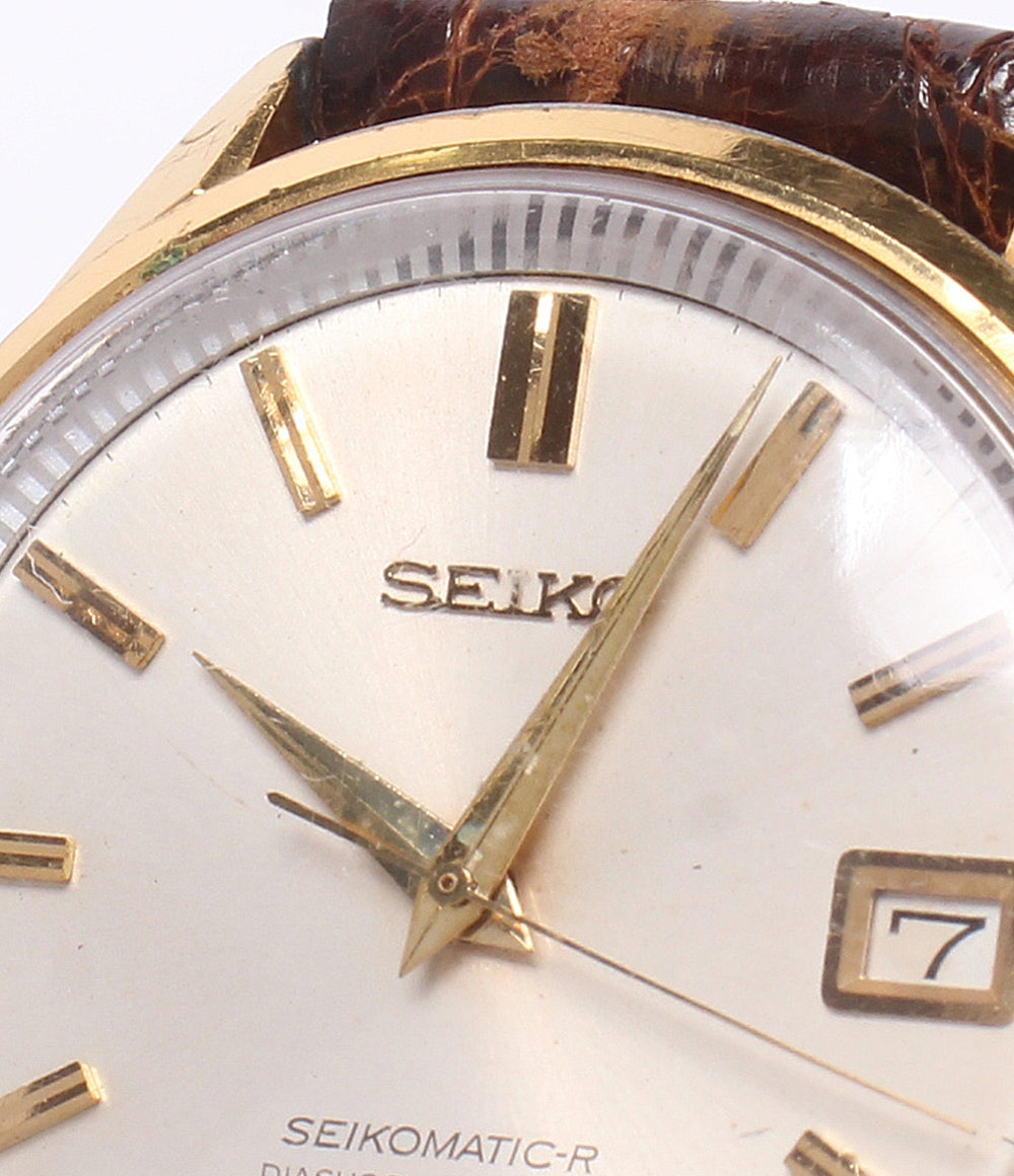 SEIKO 腕時計 セイコーマチック 自動巻き ホワイト 8305-9010 メンズ セイコー