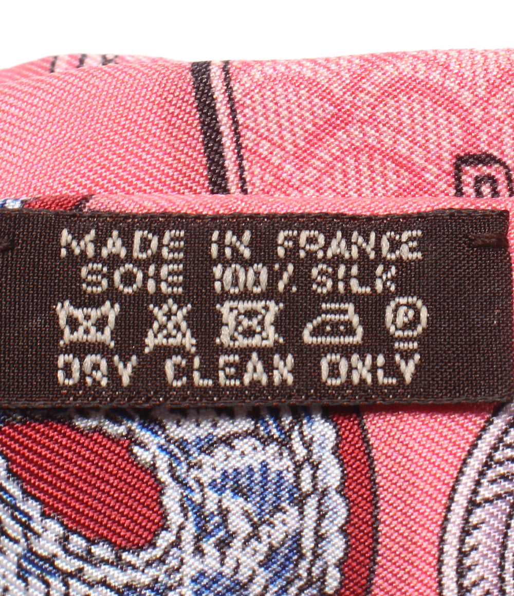 美品 HERMES スカーフ シルク100% ツイリー レディース エルメス