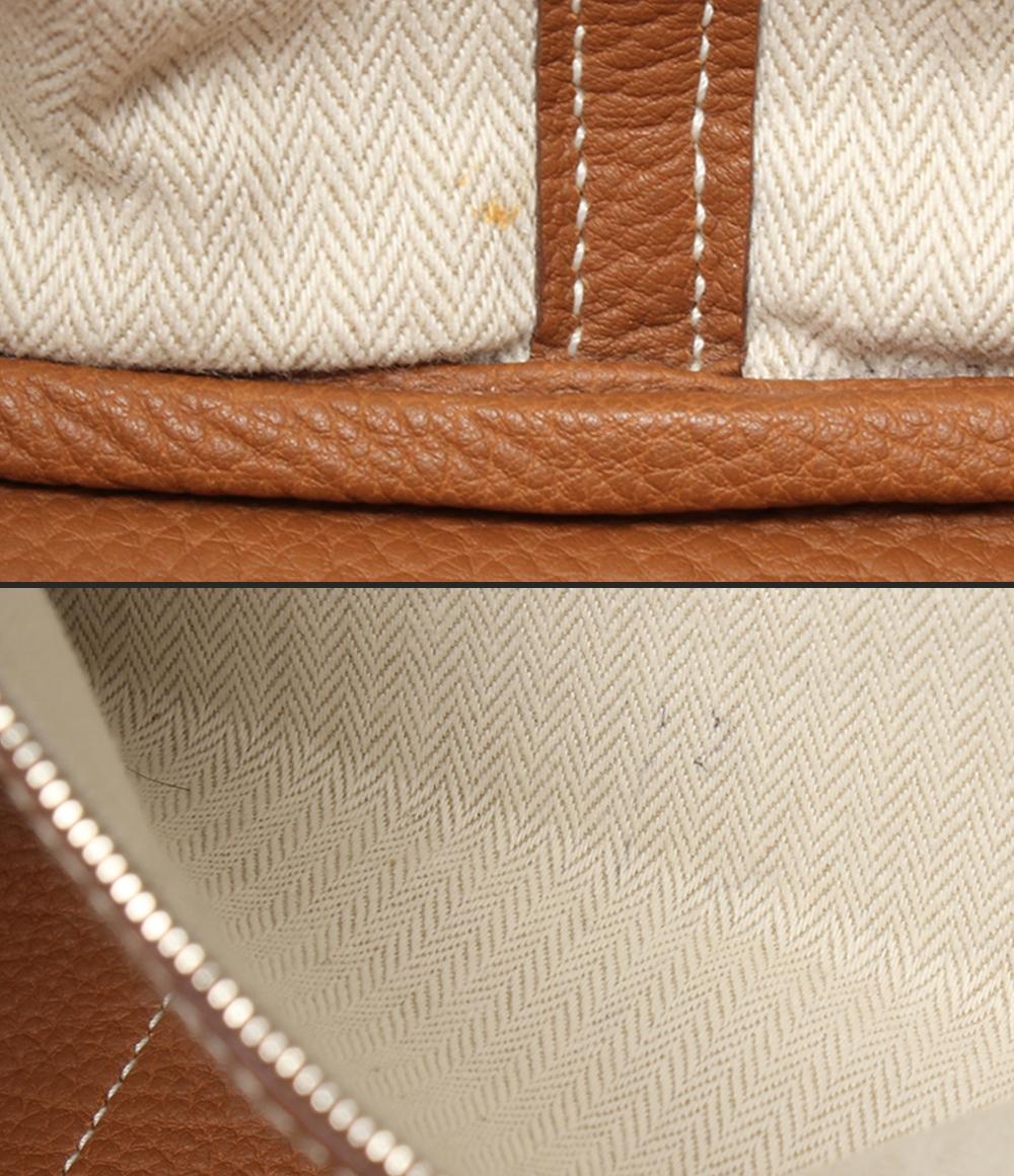 HERMES トートバッグ ハンドバッグ □O刻印 シルバー金具 ネゴンダ ガーデン パーティPM レディース エルメス