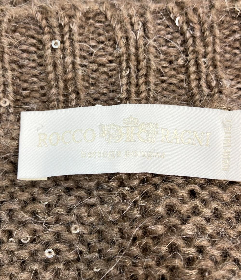 ロッコラーニ 長袖ニット スパンコール レディース SIZE 42 (M) ROCCO RAGNI