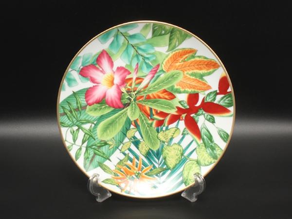 美品 HERMES プレート 皿 21cm パシフォリア Passifolia エルメス