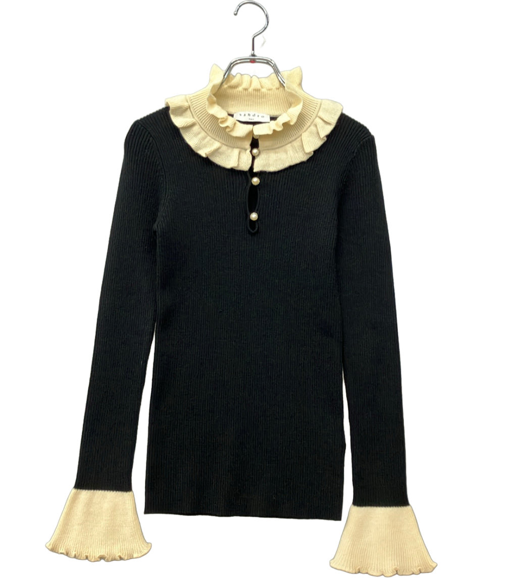 美品 Sandro 長袖ニット レディース SIZE 1 (S) サンドロ