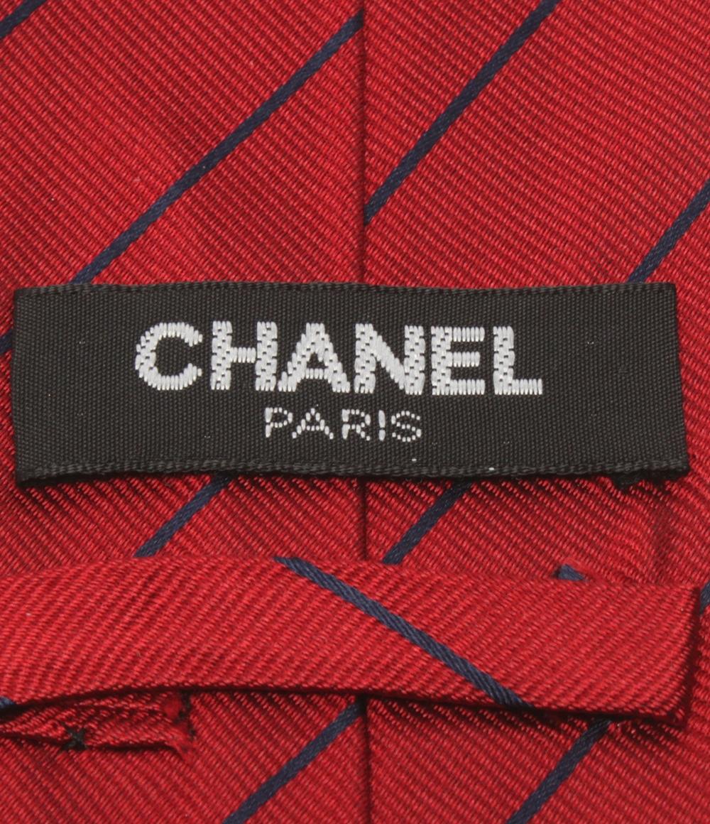 シャネル ネクタイ シルク100％ メンズ CHANEL
