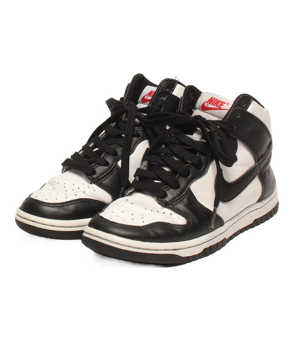 ナイキ ミドルカットスニーカー Black and White Dunk High DD1869-103 レディース SIZE 22.5 (S) NIKE