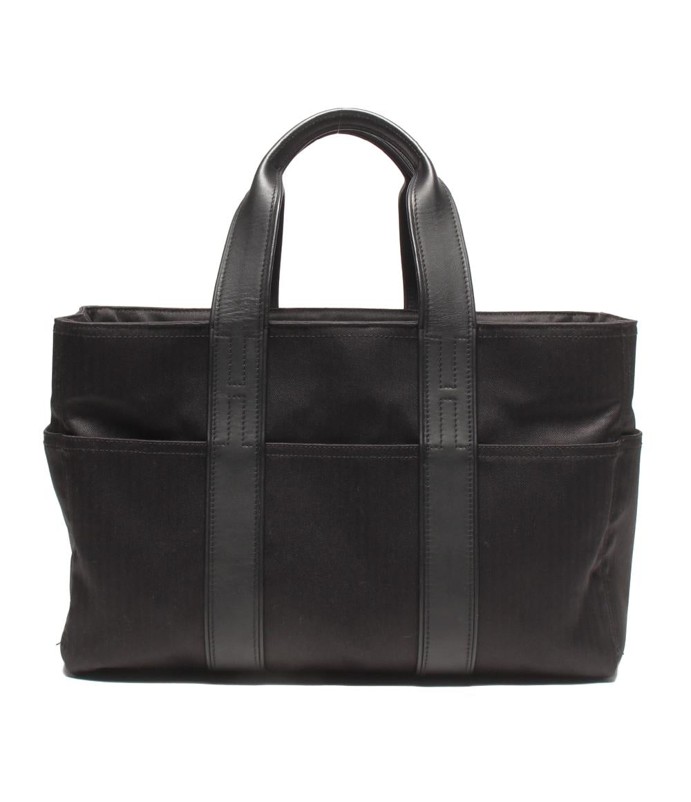 美品 HERMES トートバッグ ハンドバッグ シルバー金具 アカプルコMM トワルシェブロン レディース エルメス