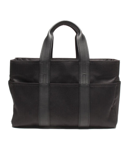 美品 HERMES トートバッグ ハンドバッグ シルバー金具 アカプルコMM トワルシェブロン レディース エルメス
