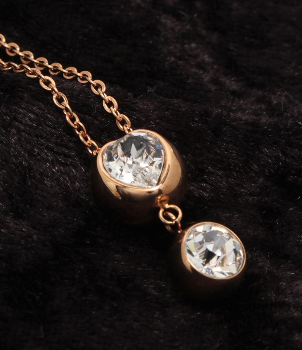 美品 フォリフォリ ネックレス ハートモチーフ レディース Folli Follie