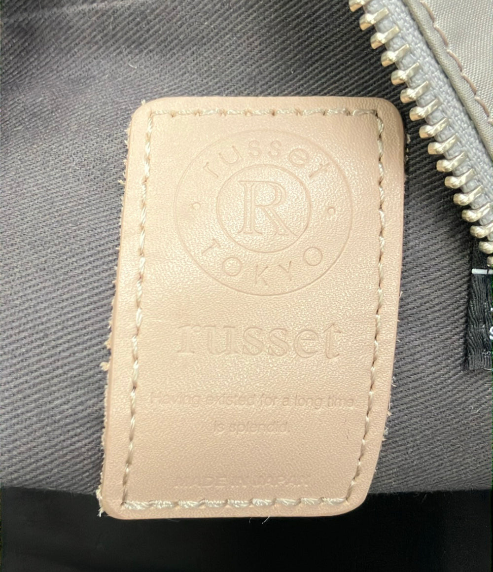 美品 russet ショルダーバッグ 2WAY 肩掛け 斜め掛け クラウズナイロン レディース ラシット