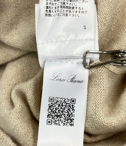 Loropiana クラシック・ポロ ベビーカシミヤ 長袖ニット FAO5738 レディース SIZE S ロロ・ピアーナ