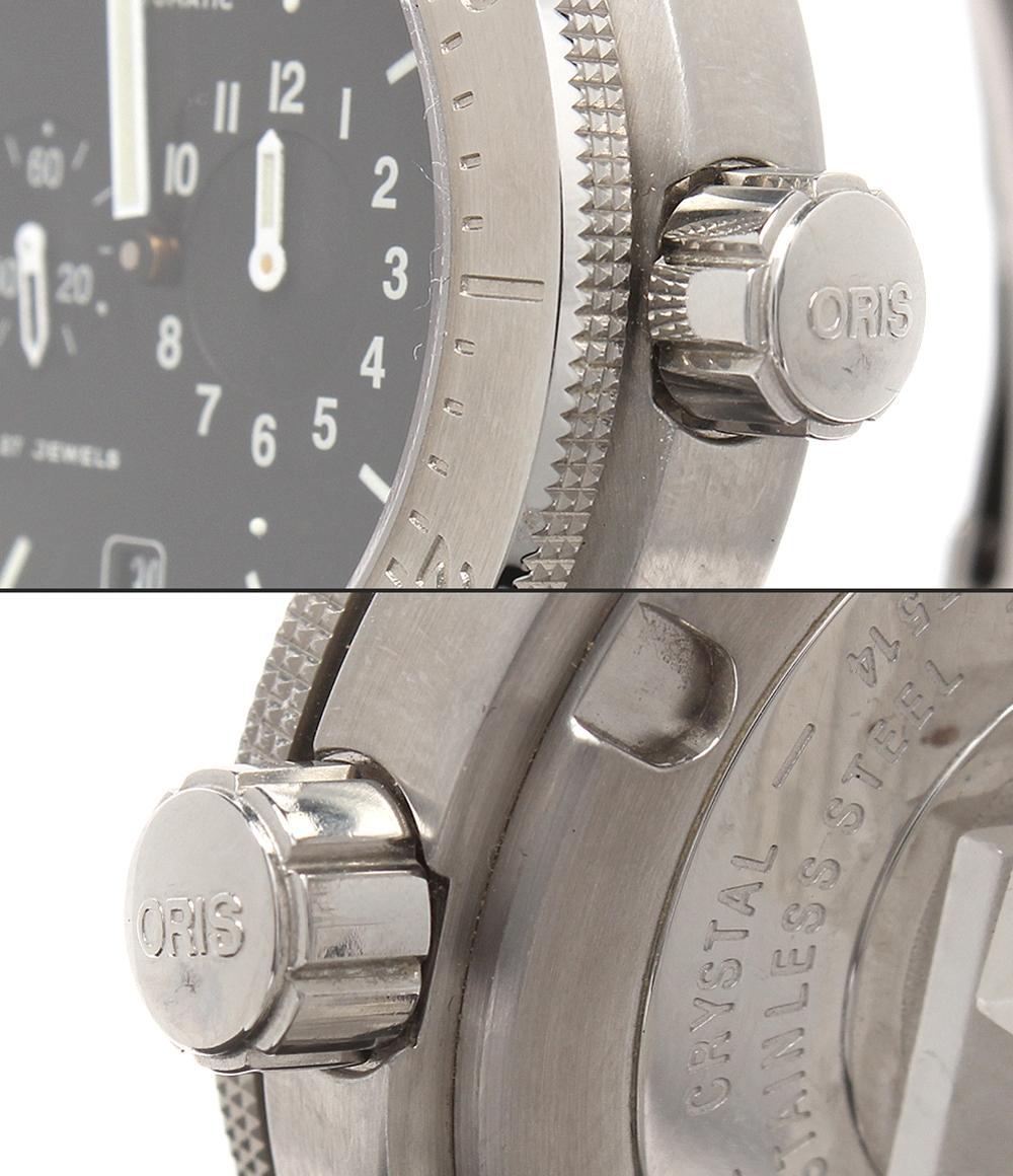 ORIS 腕時計 BC3 レギュレーター ダイバー 自動巻き ブラック 635-7514 メンズ オリス