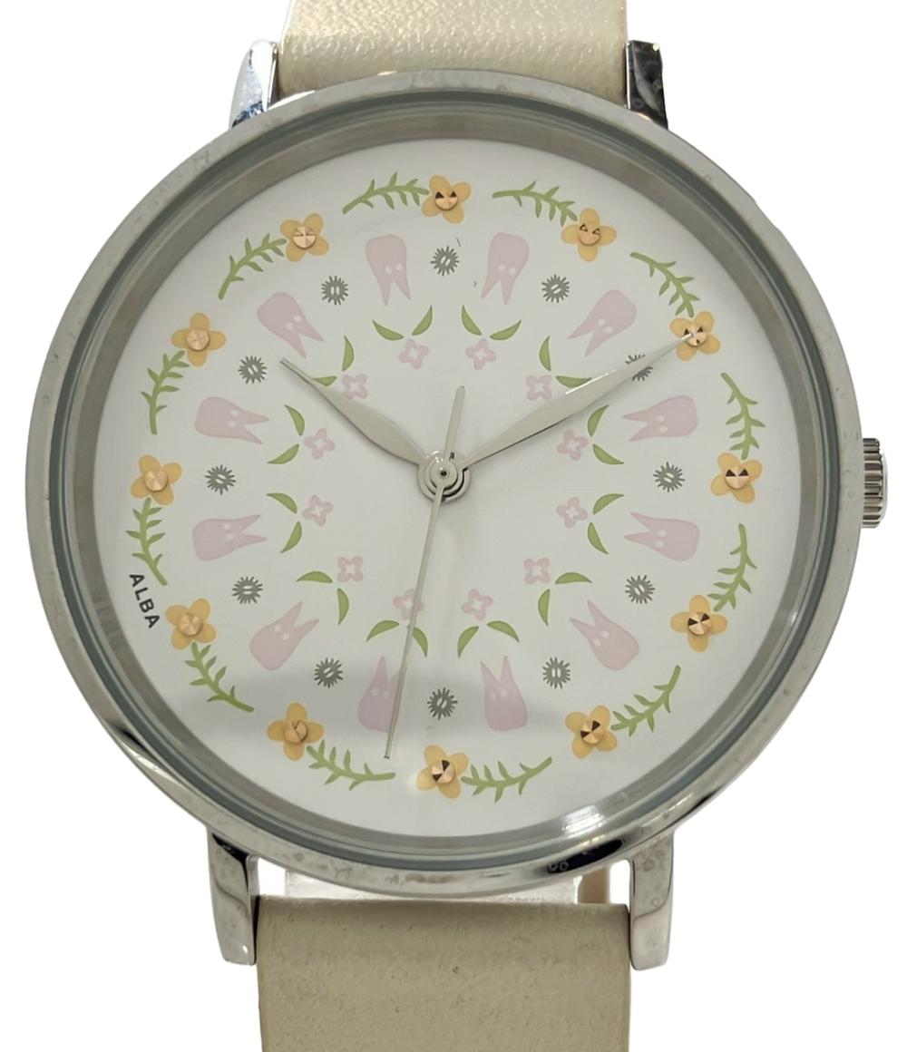 セイコー 腕時計 となりのトトロ ALBA アルバ クオーツ ホワイト VJ21-KLY0 レディース SEIKO