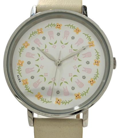 セイコー 腕時計 となりのトトロ ALBA アルバ クオーツ ホワイト VJ21-KLY0 レディース SEIKO