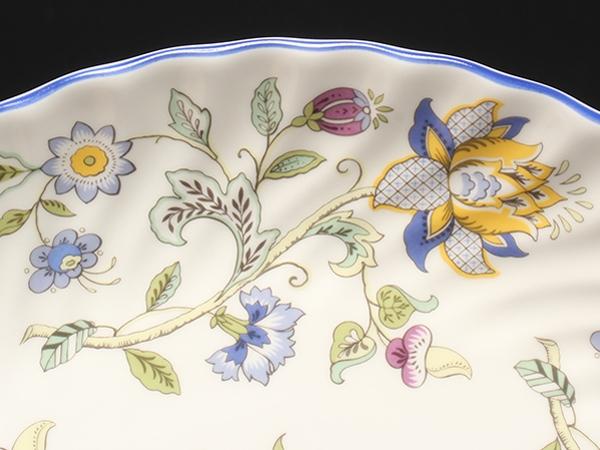 美品 ミントン B&Bプレート 皿 27cm ハドンホール ブルー Minton